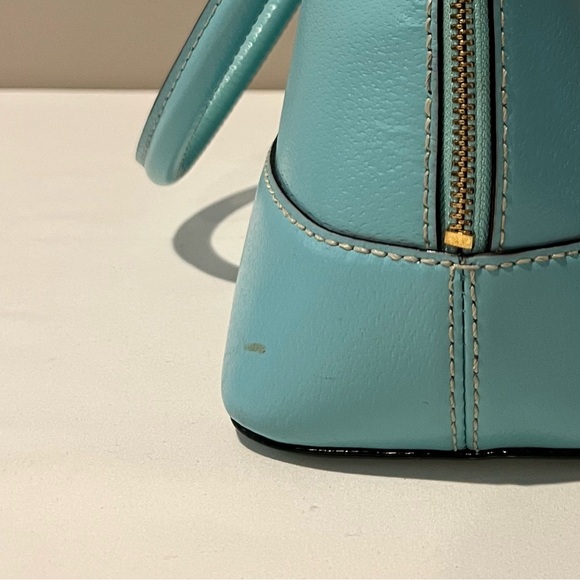 Kate Spade Wellesley Rachelle Leather Satchel, Tiffany Blue - Picture 10 of 10